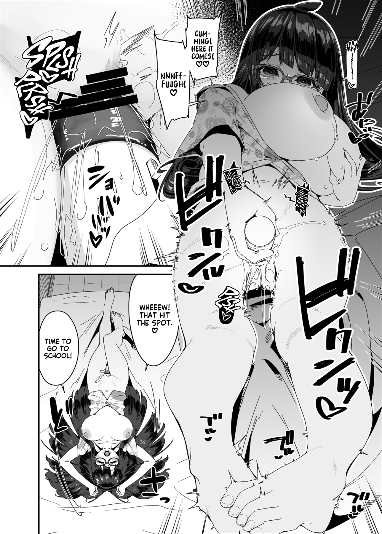 Hentai Manga Comic-The Slutty, Stacked Middle-Schooler Who Shlicks During Class-Read-6